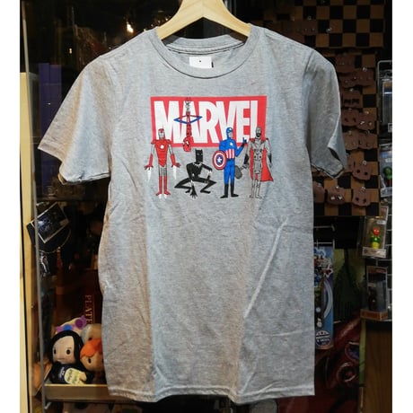 【USA直輸入】MARVEL　マーベル　アベンジャーズ　グラフィック　Tシャツ　ユースサイズ　MCU　スパイダーマン　アイアンマン　キャプテンアメリカ　ソー　ブラックパンサー