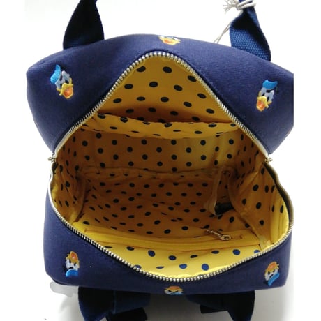 【USA直輸入】DISNEY　ドナルドダック　フェイス　総柄　ミニ　バックパック　リュック　ディズニー　ラウンジフライ　 Loungefly　ドナルド　 バッグ　ディズニー　ショルダーバック