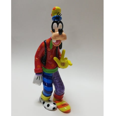 【ＵＳＡ直輸入】DISNEY　ディズニー　グーフィー　Britto 　ブリット　カラフル　スタチュー　レジン製　フィギュア　Goofy