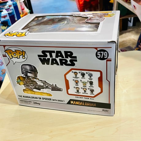 【USA直輸入】　 POP! Rides　STARWARS　マンダロリアン　グローグ　スピーダー　579　フィギュア　ファンコ FUNKO ディズニー 　スターウォーズ　ライド　ディン　ジャリン