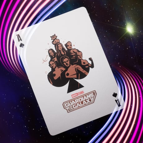 【USA直輸入】MARVEL　ガーディアンズ　オブ　ギャラクシー　プレイングカード　トランプ　カード　theory11　セオリー11　マジック　マーベル　GOTG スターロード
