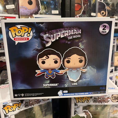 【海外直輸入】POP!L　　DC　コミックス　スーパーマン　ロイス　フライング　2体セット　FUNKO　ファンコ　フィギュア　DCコミックス　スプス　限定