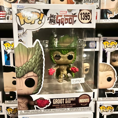 【USA直輸入】POP!　MARVEL　グルート　WA　ARE　GROOT　スカーレットウィッチ 1395　FUNKO　ファンコ　Scarlet Witch　ワンダ　ガーディアンズ