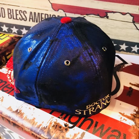 【USA直輸入】MARVEL　ドクターストレンジ　アガモット　カラー　ロゴ　キャップ 59fifty  スナップバック　ニューエラ　NEWERA　ベースボールキャップ　帽子　マーベル