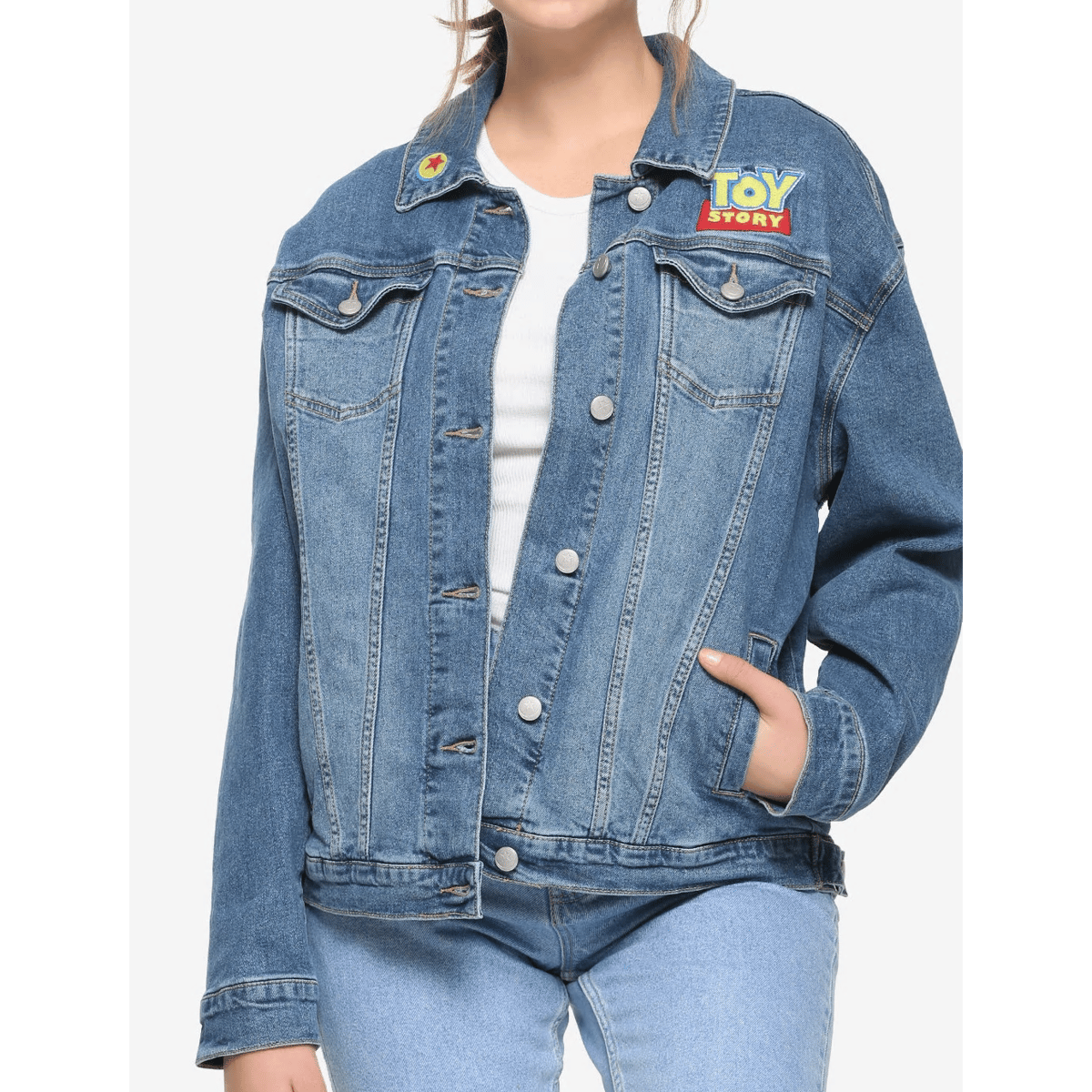 Forever 21 toy outlet story denim jacket