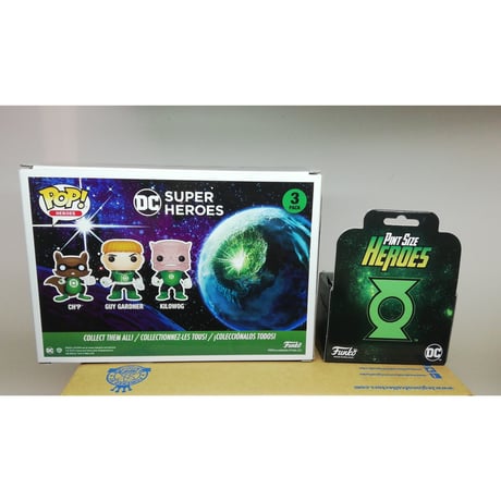 【USA直輸入】DC　FUNKO　Legion of Collectors　グリーンランタン ボックス　Green Lantern  Box　POP！　フィギュア　ポップ　Tシャツ　DCコミックス