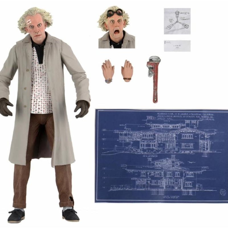 USA直輸入】NECA バックトゥザフューチャー ドク エメット USA直輸入】NECA バックトゥザフューチャー ドク エメット