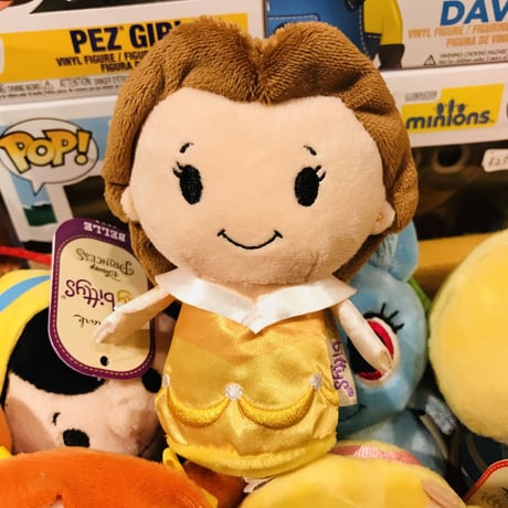 【USA直輸入】disney 美女と野獣　ベル　ぬいぐるみ　ittybittys　　約10ｃｍ　hallmark　ディズニー　プリンセス