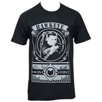 【USA直輸入】MARVEL　ホークアイ　HAWKEYE　ロゴ　Tシャツ　マーベル　ドラマ　ディズニープラス　Disney+　クリント バートン