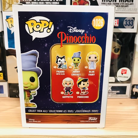 【USA直輸入】POP!　Disney　ピノキオ　ジミニー　クリケット　1026　FUNKO　ファンコ　フィギュア　星に願いを　PINOCCHIO