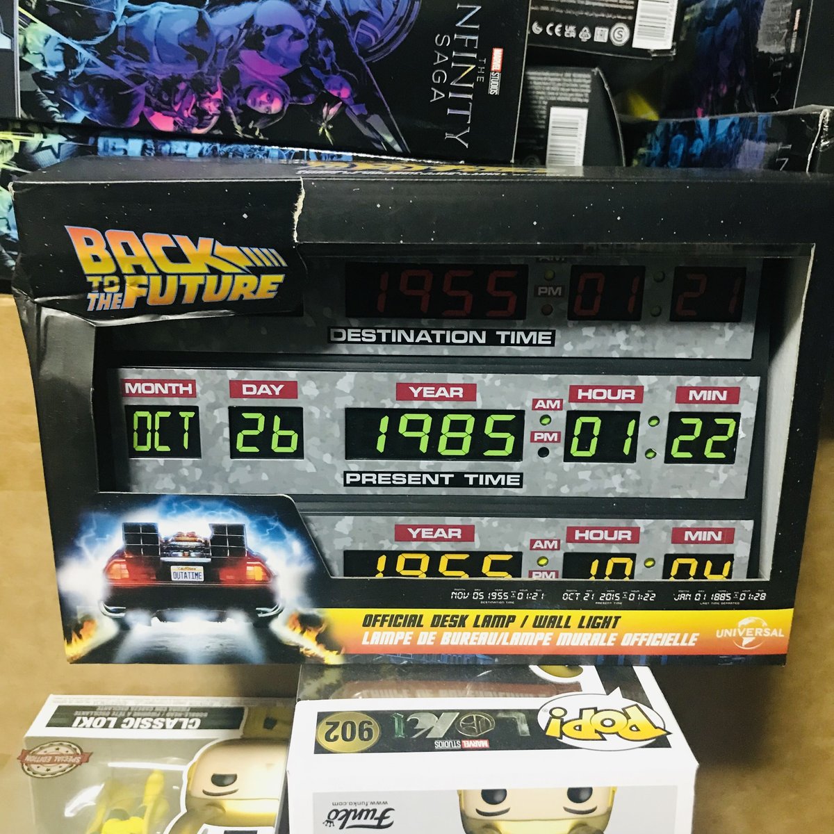 バック・トゥ・ザ・フューチャー デスクランプ Official Back To The Future 3D Desk Lamp / Wall Light