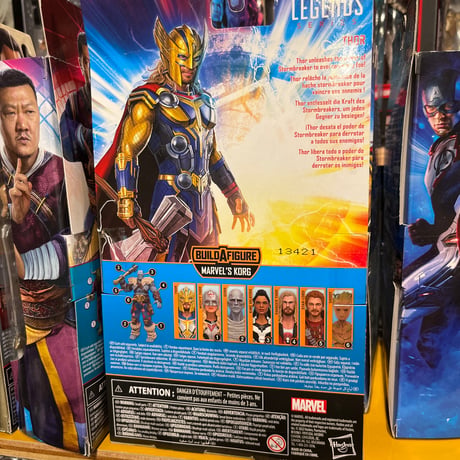 【USA直輸入】MARVEL　ソー　ラブ　＆　サンダー　マイティー　　６インチ　アクションフィギュア　レジェンド 　マーベル　ＭＣＵ