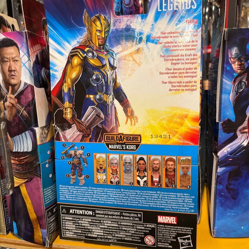 USA直輸入】MARVEL ソー ラブ ＆ サンダー マイティー ６インチ