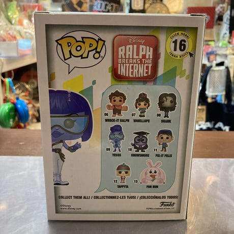 【USA直輸入】POP！ DISNEY　シュガーラッシュ　YESSS　イエス　16　ポップ　フィギュア　FUNKO　ファンコ　ディズニー　シュガー・ラッシュ・オンライン　限定品