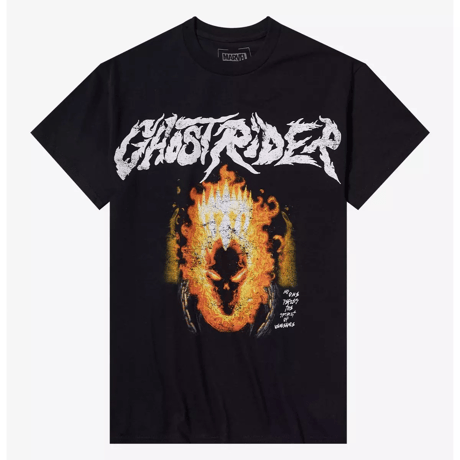 【USA直輸入】　MARVEL　ゴーストライダー　Tシャツ ユニセックス　半袖　ゴースト　ライダー　ニコラスケイジ　ニコケイ