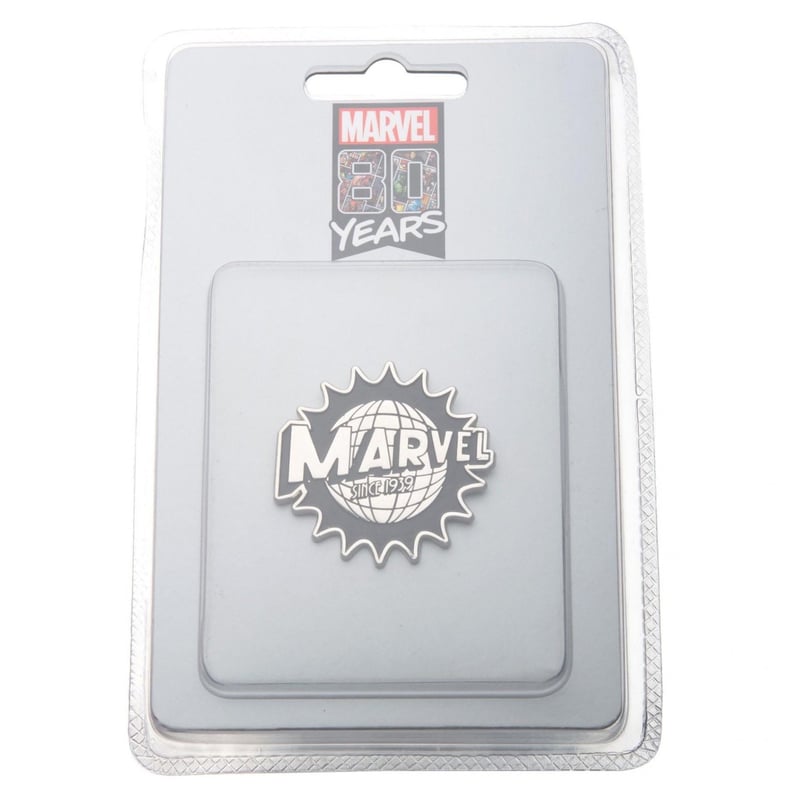 US直輸入】MARVEL Since 1939 ロゴ ピンバッチ マーベル 80Years