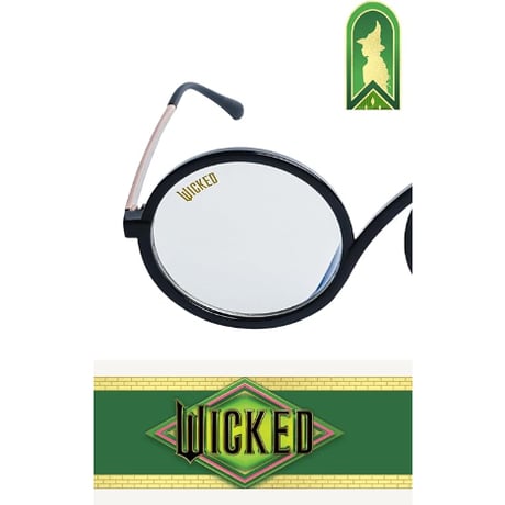 【USA直輸入】　映画　WICKED　ウィキッド　ふたりの魔女　エルファバ　メガネ　アクセサリー　コレクタブル　コスプレ　オフィシャルライセンス