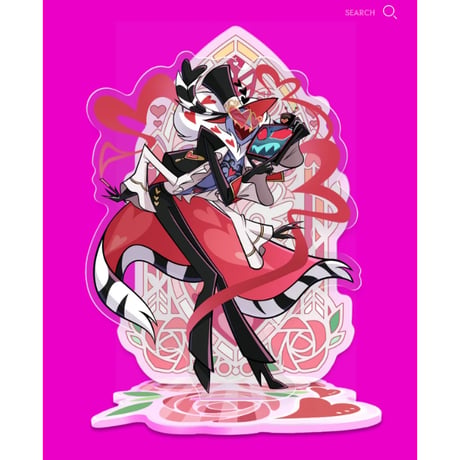 【USA直輸入】　ハズビンホテル　vee's　ヴィーズ　アクリルスタンド 　HAZBINHOTEL  アマプラ　ヘルヴァボス　ラジオデーモン 　チャーリー　地獄の王　ヴォクス　ヴァレンティノ