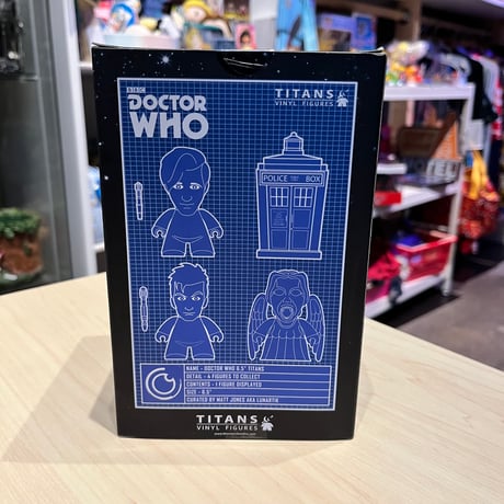 【AUS直輸入】Doctor Who　ドクターフー　10代目　ドクター  タイタンズ　ビニール　フィギュア　海外ドラマ　ターディス　BBC　デイヴィッド　テナント
