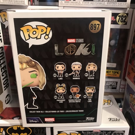 【AUS直輸入】POP!　MARVEL　LOKI 　シルヴィ　蓄光　グロー　897　FUNKO　ファンコ　フィギュア　ロキ　マーベル　DISNEY+　ディズニープラス　ドラマ  　TVA  限定品