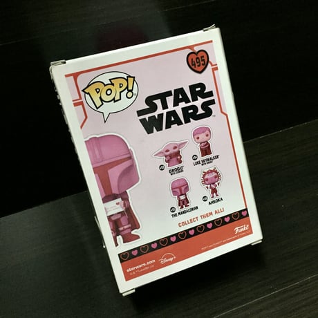 【USA直輸入】POP!　STARWARS　スターウォーズ　マンダロリアン　バレンタイン　495　FUNKO　ファンコ　フィギュア