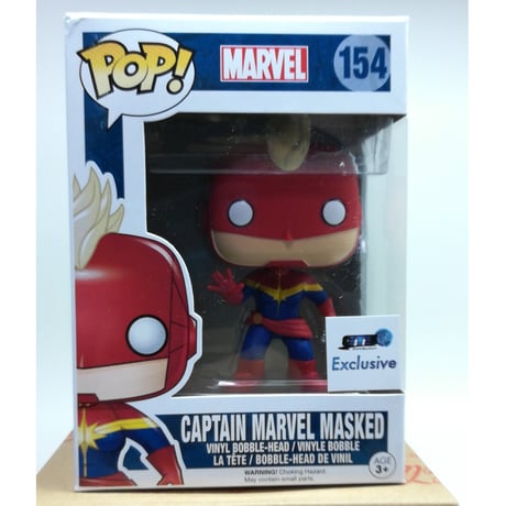 【USA直輸入】POP!　MARVEL　キャプテンマーベル　マスク　154　FUNKO　ファンコ　フィギュア　キャプテン 　マーベル　CaptainMarvel 　アべンジャーズ