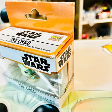 【USA直輸入】ポケットPOP!　キーチェーン　STAR WARS　マンダロリアン　グローグー　キーホルダー　ＦＵＮＫＯ　ディズニー 　スターウォーズ　グローグー　ジェダイ　フォース