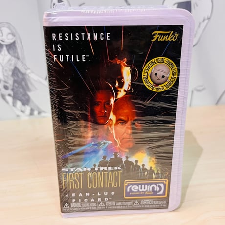【USA直輸入】　STAR TREK　新スタートレック　ファーストコンタクト　ジャン＝リュック・ピカード　船長　FUNKO rewind リワイド　フィギュア　映画　スタトレ　TNG