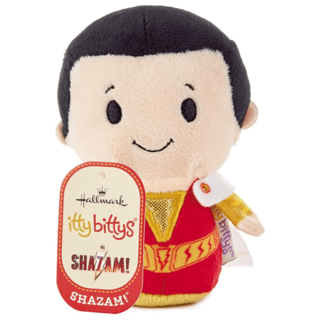 【USA直輸入】DCコミックス　Shazam!　シャザム!　ぬいぐるみ　ittybittys　約10ｃｍ　hallmark　シャザム　ビリー　ザッカリー・リーヴァイ　DC