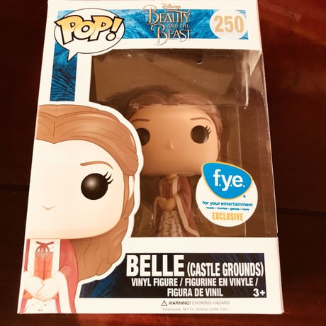 【USA直輸入】限定品　POP!　DISNEY　美女と野獣　ベル　　ポップ！　FUNKO　250 ファンコ　フィギュア　限定品　CASTLE GROUNDS