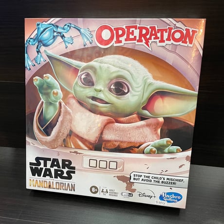 【USA直輸入】STAR WARS　マンダロリアン　operation　ベイビー ヨーダ　ディズニー 　スターウォーズ　ディン ジャリン　グローグー　フォース　ボードゲーム　オペ