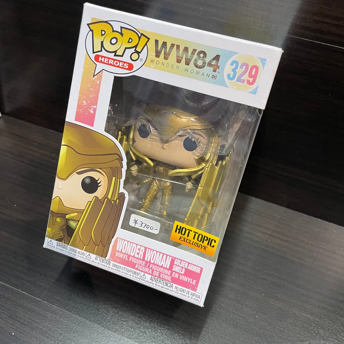 【USA直輸入】POP!　DC　ワンダーウーマン　ゴールデンアーマー　329　FUNKO　ファンコ　フィギュア　ＷＷ84　DCコミックス　限定品