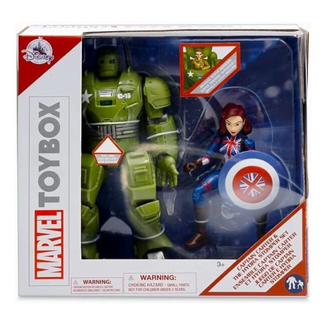 【USA直輸入】MARVEL　マーベル　WHAT IF …?　キャプテン カーター　ヒドラ ストンパー　サウンド　ライトアップ　2パック　TOYBOX　限定品　アクションフィギュア　トイボックス