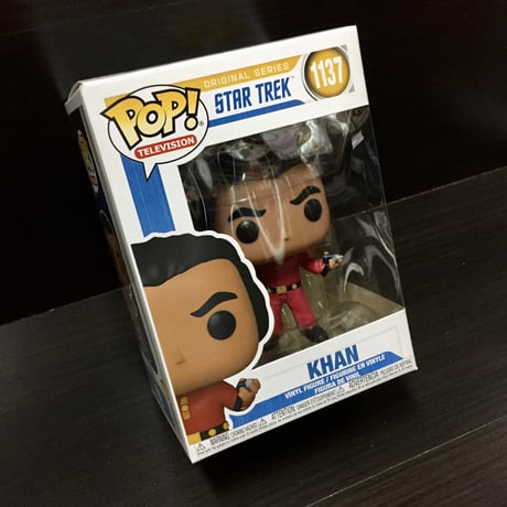 【USA直輸入】POP!　テレビジョン　STAR TREK　スタートレック　カーン　1137　FUNKO　ファンコ　フィギュア　スタトレ　カーク船長