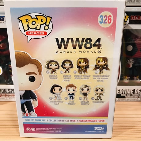 【USA直輸入】DCコミックス　ＰOP!　ワンダーウーマン　1984　映画　スティーブ・トレバー　326　FUNKO　ファンコ　フィギュア　ＷＷ84　ＤＣ　クリス・パイン