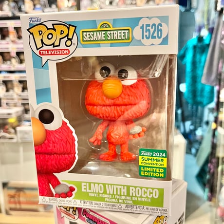 【USA直輸入】POP！　セサミストリート　エルモ　ロッコ　1526　限定 　ポップ　フィギュア　FUNKO　ファンコ　テレビ　パペット　セサミ　ゾーイ　石
