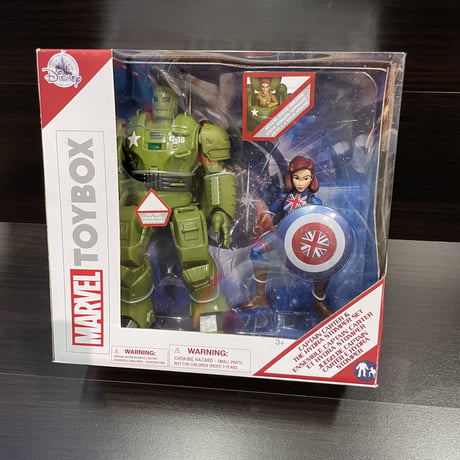 【USA直輸入】MARVEL　マーベル　WHAT IF …?　キャプテン カーター　ヒドラ ストンパー　サウンド　ライトアップ　2パック　TOYBOX　限定品　アクションフィギュア　トイボックス
