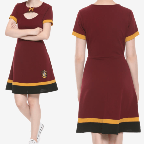 【USA直輸入】HarryPotter　ハリーポッター　グリフィンドール　ロゴ　ワンピース　ドレス　ホグワーツ魔法魔術学校　アパレル
