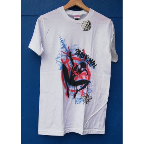【USA直輸入】MARVEL　 スパイダーバース　グラフィティ　スパイディ　Tシャツ　Sサイズ　スパイダーマン　マーベル　  SPIDER-VERSE　 Graffiti