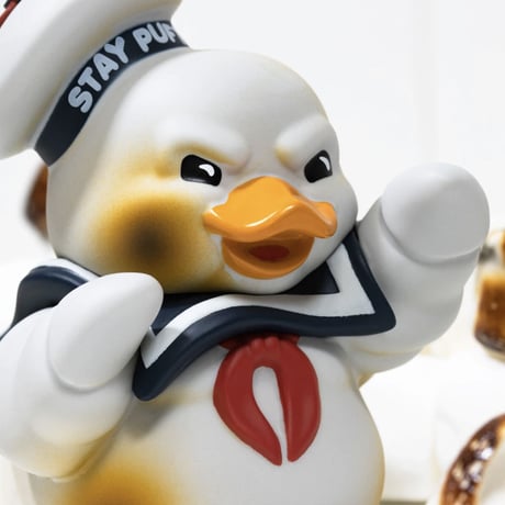 【USA直輸入】　ゴーストバスターズ　マシュマロマン　焼き　焦げ　stay puft　コレクタブル　ダック　TUBBZ　フィギュア　映画　あひる　ラバーダック 　Ghost Busters　アヒル