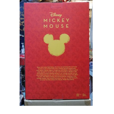 【USA直輸入】DISNEY 　イヤー オブ ザ マウス　ネズミ年　スペシャルエディション　A Man＆His Mouse Mickey　ウォルトディズニー　ミッキー　SE　ぬいぐるみ　プラッシュ