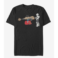 【USA直輸入】STARWARS　トルーパー　キッズ乗り物　スピーダーバイク　Ｔシャツ　可愛いデザイン　黒地　スターウォーズ　スカウトトルーパー　銀河帝国軍