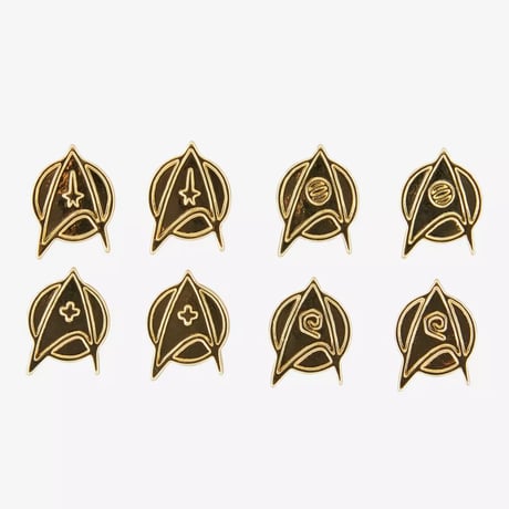 【ＵＳＡ直輸入】スタートレック　ロゴ　ピアス　スタッド　４種　セット　エンブレム　スタトレ  Star Trek