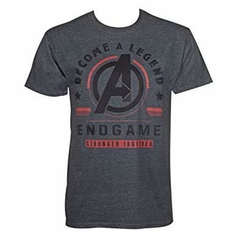 【USA直輸入】MARVEL　アベンジャーズ　エンドゲーム　BECOME A LEGEND　ロゴ　Ｔシャツ　Sサイズ　マーベル　映画　MCU　チームスーツ　レジェンド　キャプテンアメリカ