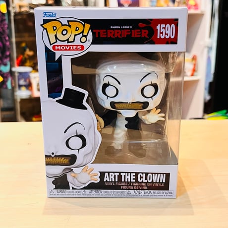 【USA直輸入】　POP！　Terrifier　テリファー　アート　ザ　クラウン　1590　映画　  FUNKO　ファンコ　フィギュア  　ムービー　movies　ホラー　スラッシャー
