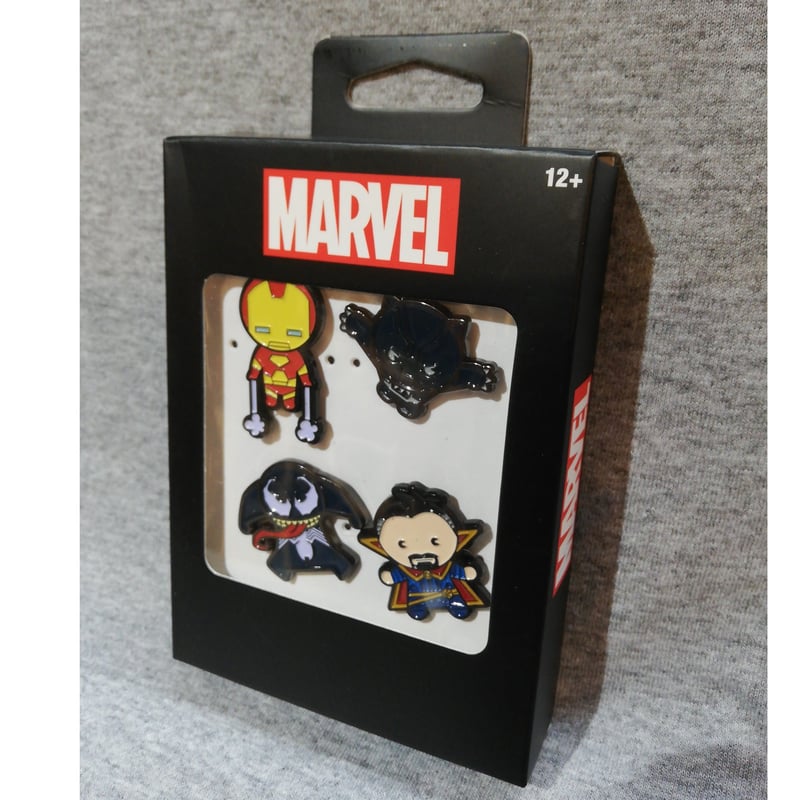 USA直輸入】MARVEL マーベル カワイイ Kawaii エナメル ラペル ピン 4