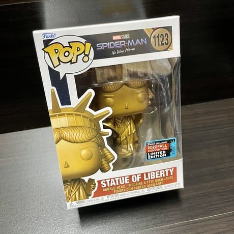 【USA直輸入】POP!　MARVEL　スパイダーマン　自由の女神像 Statue of Liberty　NY　ノーウェイホーム　1123　FUNKO　ファンコ　フィギュア　マーベル　限定品