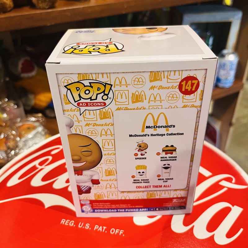 USA直輸入】POP! マクドナルド McDonald スピーディー 147 限定 USA直輸入】POP! マクドナルド McDonald スピーディー 147 限定