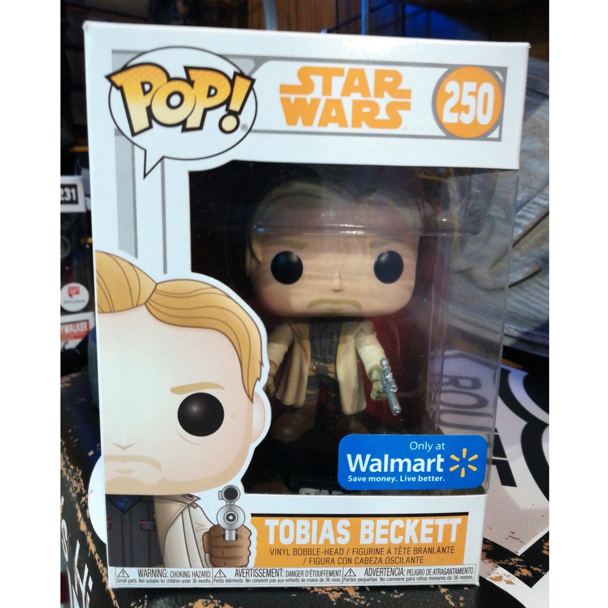 USA直輸入】POP! スターウォーズ ハンソロ トバイアス ベケット 250