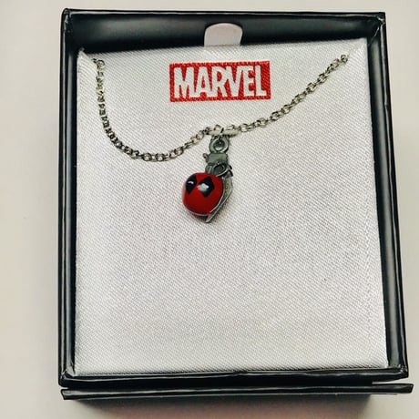 【USA直輸入】MARVEL　デッドプール　グレネード　ロゴ　ネックレス　ペンダント　マーベル　アクセサリー　デップ　武器　Deadpool